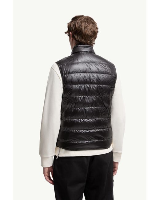 Moncler Black Vests for men