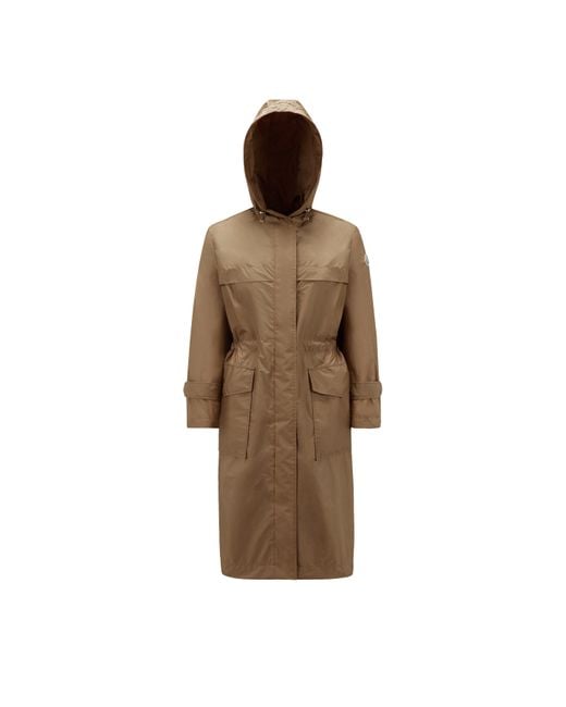Moncler Brown Hiengu Rain Coat