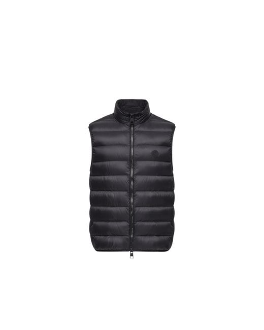 Moncler Black Moncler Deneb Down Gilet for men