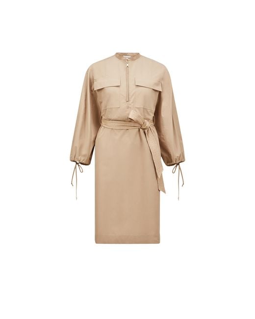 Abito Midi di Moncler in Natural