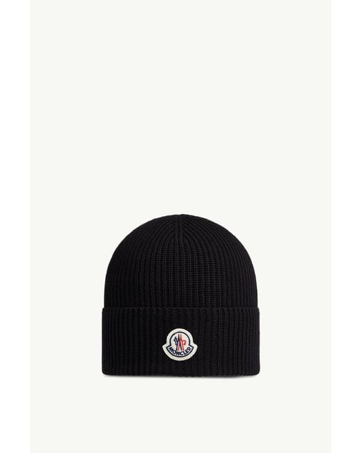 Gorro De Cachemira Y Lana, Hombre, Talla Moncler de hombre de color Black