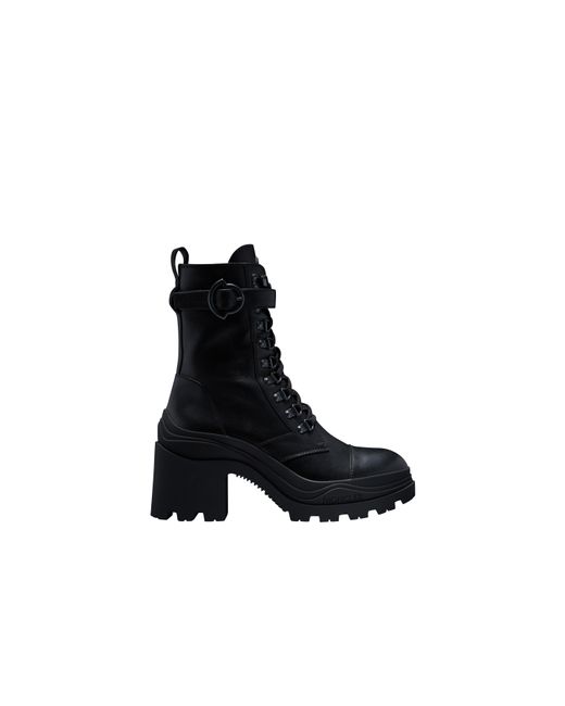 Moncler Black Envile 80mm Leather Boots