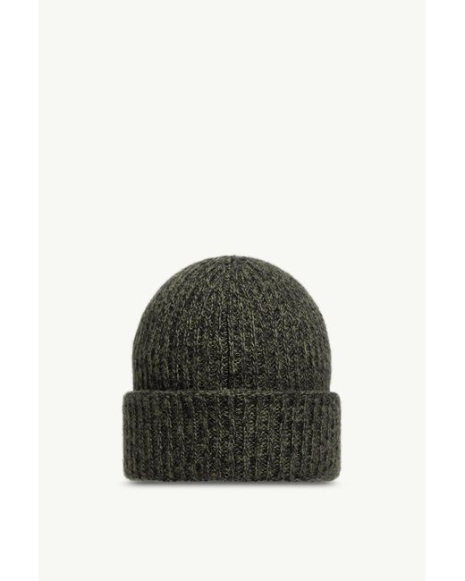 Gorro De Lana Mouliné Y Cachemira, Hombre, Talla Moncler de hombre de color Green