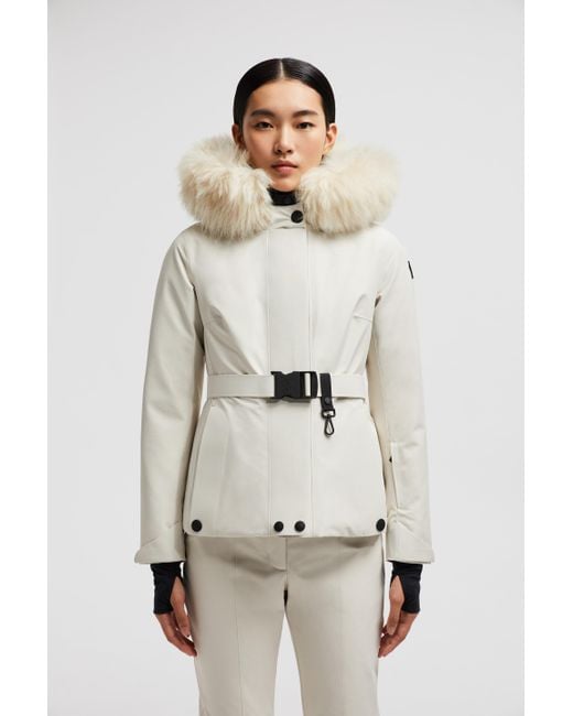 Moncler White Laplance Ski Jacket