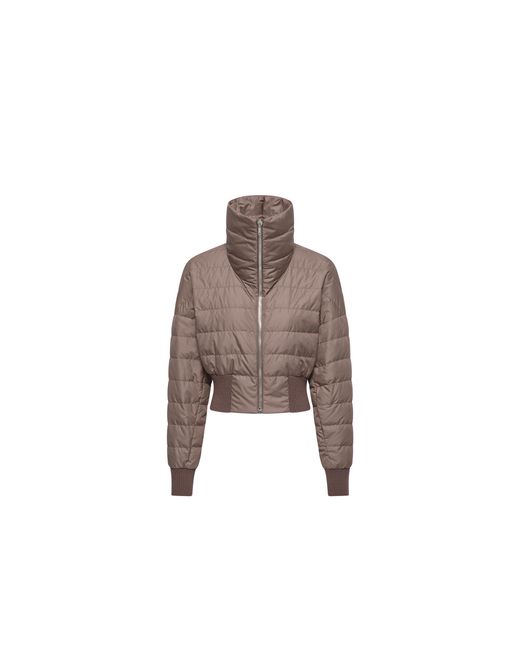 Moncler Brown Moncler Cropped Down Jacket