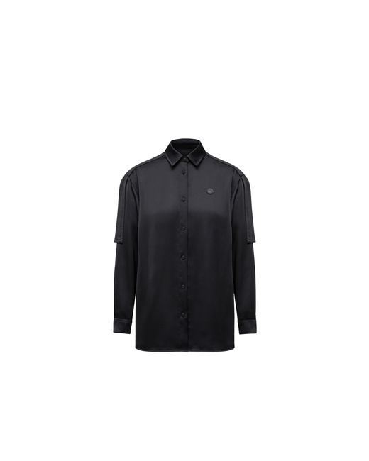 Camisa De Satén X Ee72 By Edward Enninful, Mujer, Talla Moncler x Edward Enninful de color Black