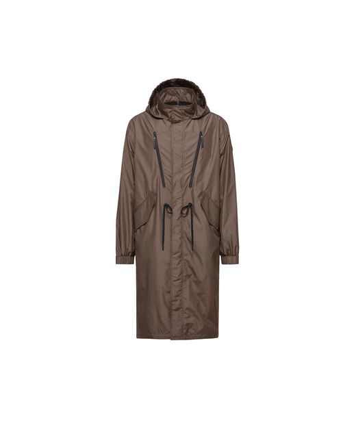 Moncler Brown Moncler Aliso Hooded Jacket for men