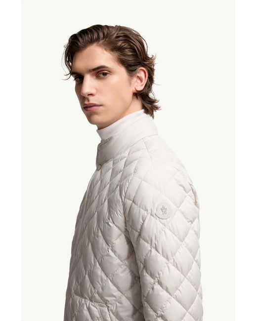 メンズ Moncler Oise ショートダウンジャケット White