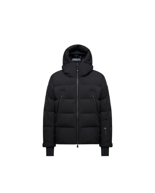 Moncler Fellberg Daunen-Skijacke Mit Kapuze, Herren, Größe in Black für Herren