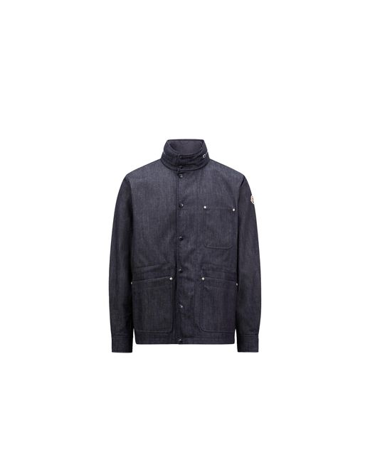 【送関込】MONCLER☆モンクレール Chesery Denim Field Jacket Chesery denim field jacket in blue - Moncler | Mytheresa