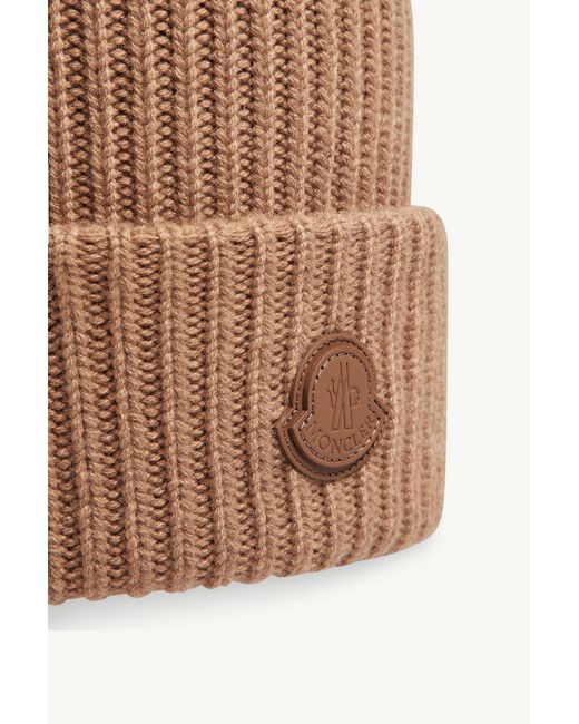 メンズ Moncler ニットキャップ Brown