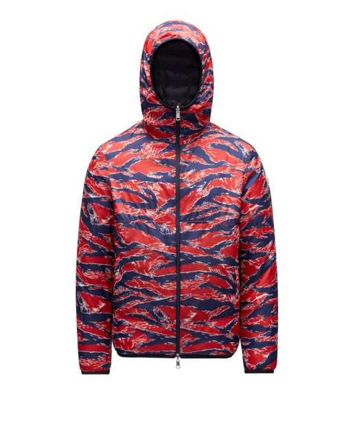 moncler red camo jacket