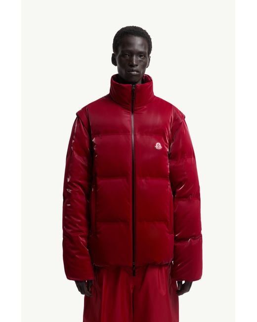 Moncler x A$AP ROCKY Red Throttle Reversible 2-In-1 Down Jacket for men