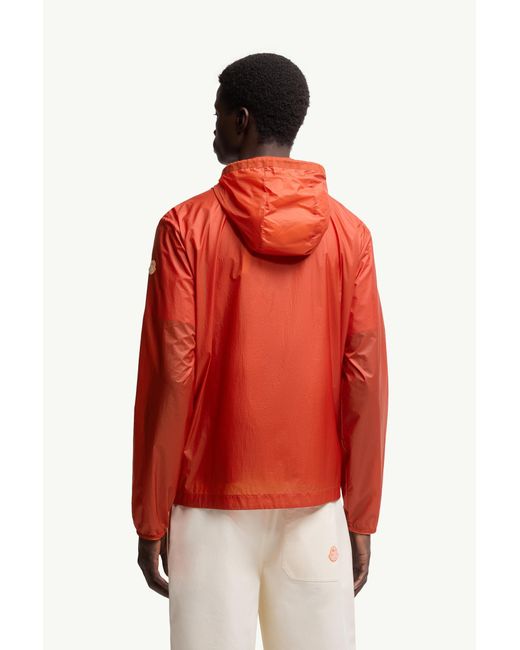 Moncler x Gilga Farm designed by Donald Glover Red X Gilga Farm By Donald Glover Hamlin Hooded Windbreaker for men