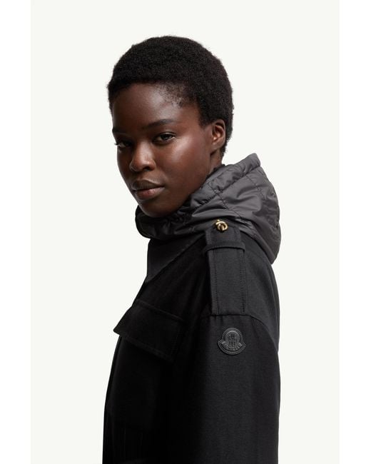 Moncler Black Essalois Hooded Down Field Jacket