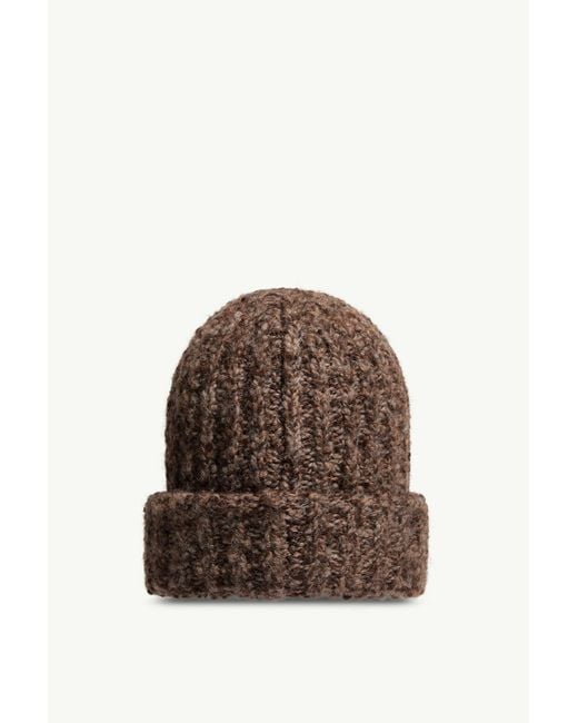 Gorro De Mezcla De Lana Y Alpaca, Hombre, Talla Moncler de hombre de color Brown