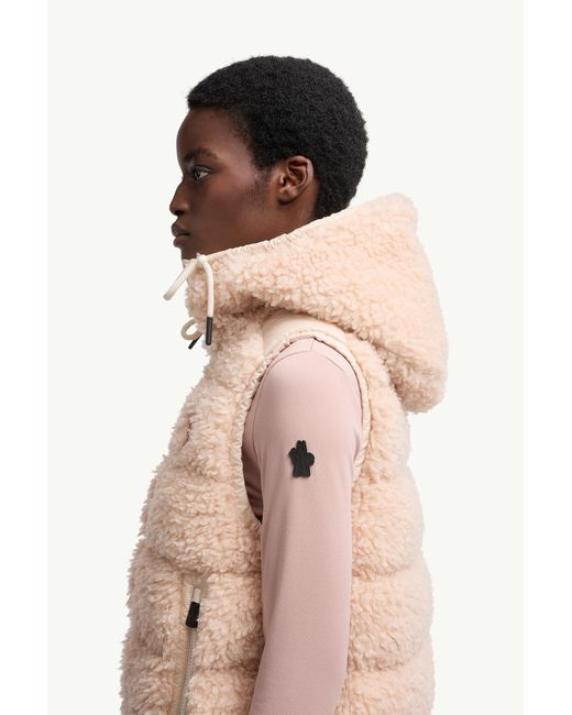 Moncler Natural Teddy Padded Gilet