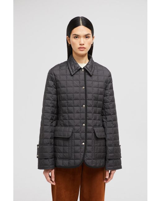 Chaqueta Camisera Con Plumón Acolchada A Cuadros Epinal, Mujer, Talla Moncler de color Black