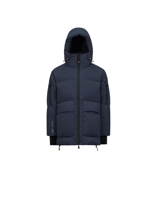 Moncler Blue Cocooning Hooded Down Puffer Jacket for men