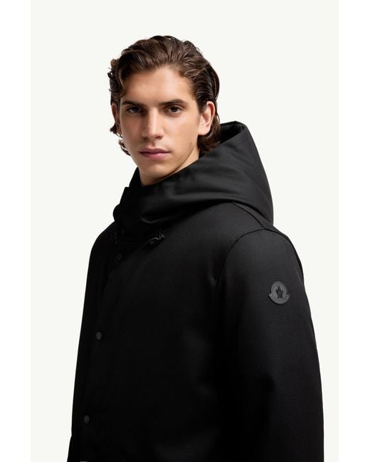 メンズ Moncler Merri ロングダウンジャケット Black