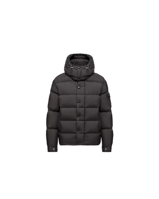 Moncler Black Moncler Maya 70 Hooded Short Down Jacket