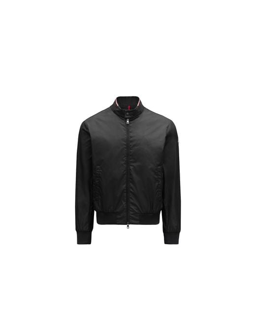 Moncler Black Reppe Rain Jacket for men