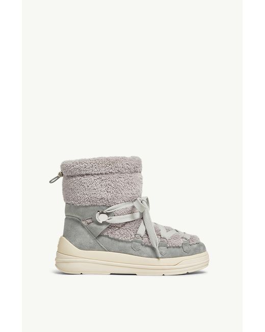 Botas De Nieve De Material Sintético Y Ante Insolux, Mujer, Talla Moncler de color Gray