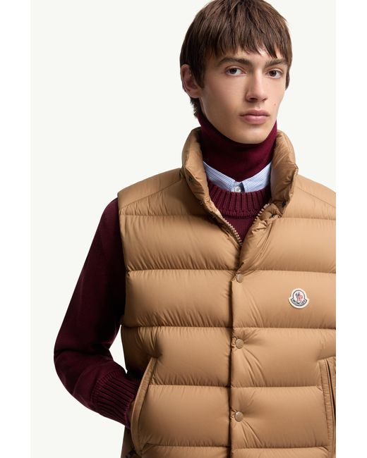 メンズ Moncler Tibbベスト Natural