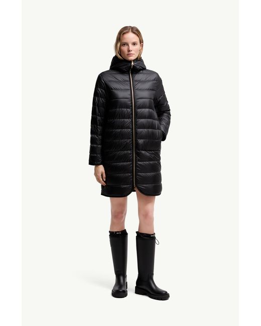 Moncler Black Bonreposse 3-In-1 Wool & Cashmere Long Down Jacket