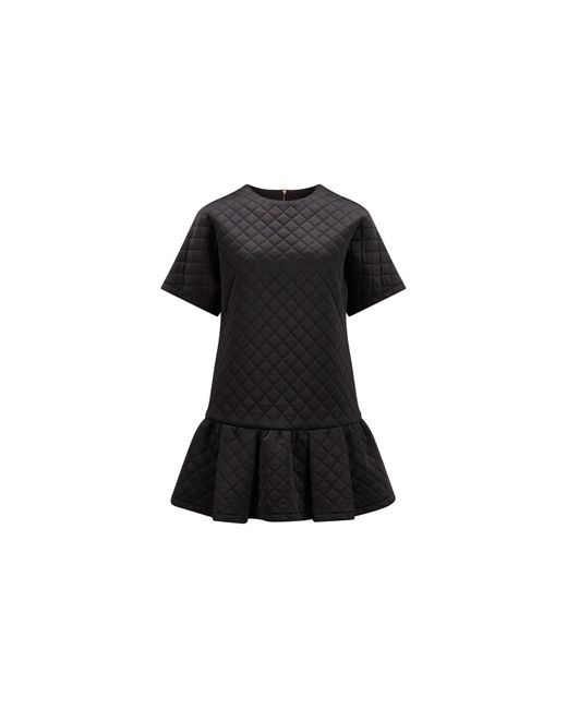 Moncler Black Quilted Dress
