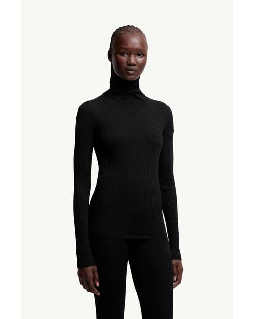 Pull À Col Roulé En Laine X Ee72 Par Edward Enninful Moncler x Edward Enninful en coloris Black