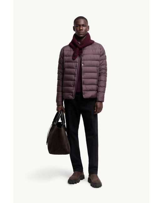 Moncler Purple Lyco Short Down Jacket for men