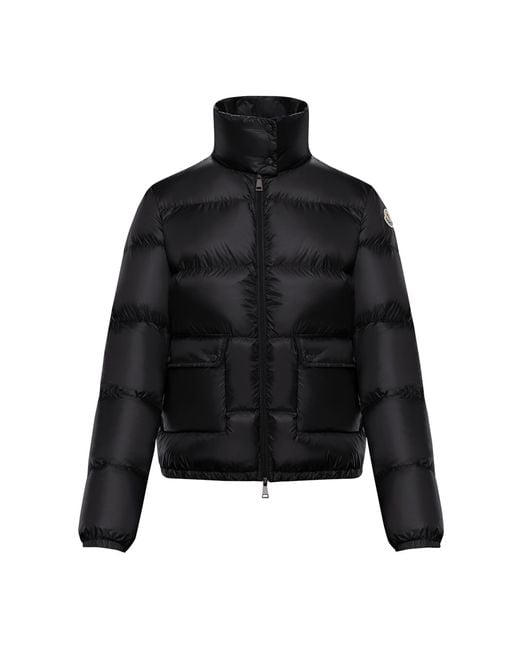 Moncler Black Lannic Daunenjacke Aus Gestepptem Shell