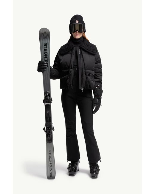 Moncler Black Padded Ski Bib