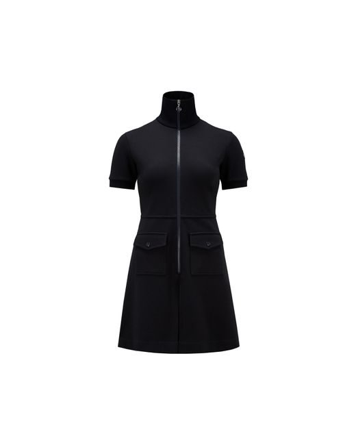 Moncler Black Polo-kleid