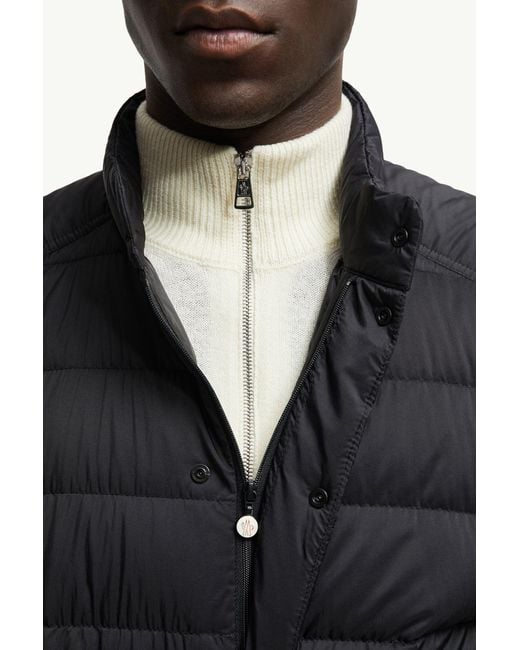 Moncler Selves Kurze Daunenjacke, Herren, Größe in Black für Herren