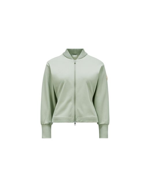 Moncler Green Zip-up Sweatshirt