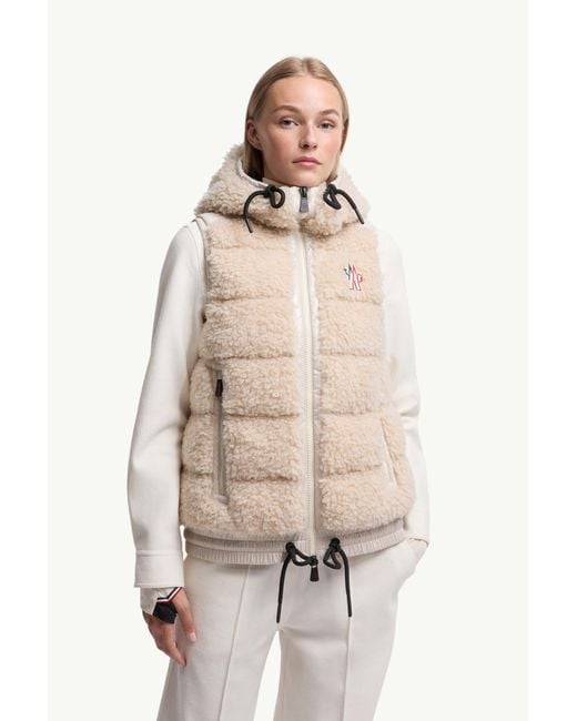 Moncler Natural Teddy Padded Gilet