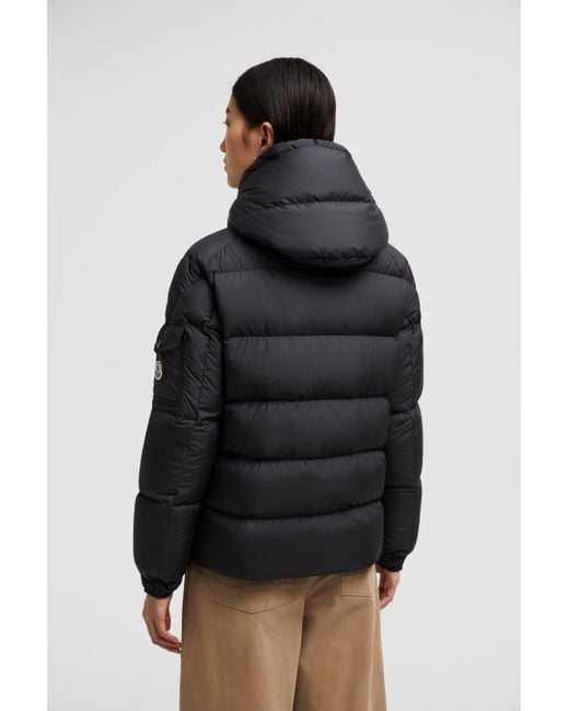 Moncler Black Maya 70 Hooded Short Down Jacket