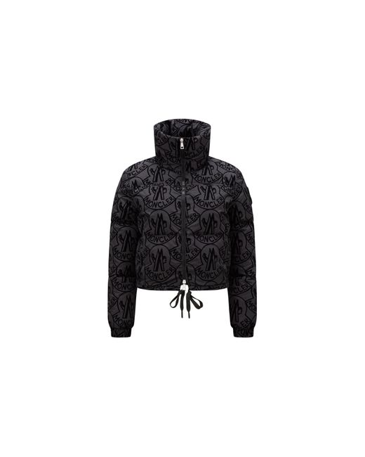 Louis Vuitton Black Flower Monogram Puffer Jacket