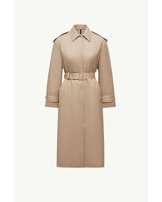 Moncler Brown Yevre Down Trench