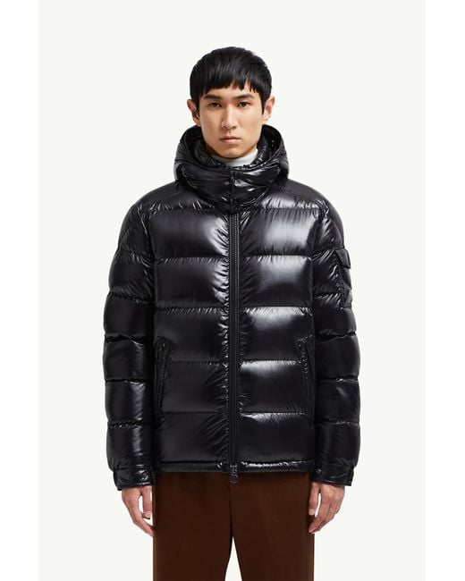 Plumífero Corto Con Capucha Maya, Hombre, Talla Moncler de hombre de color Black