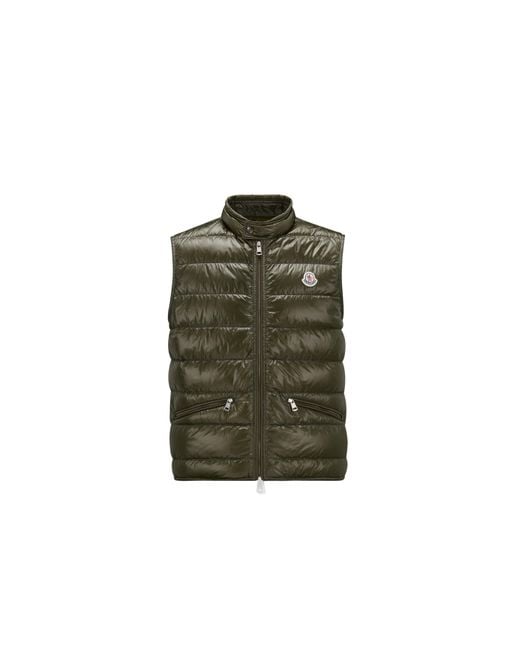 Moncler Green Gui Down Gilet for men
