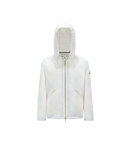 Moncler White Cassiopea Hooded Jacket