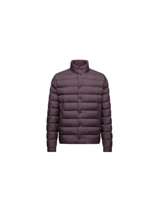 Moncler Purple Lyco Short Down Jacket for men