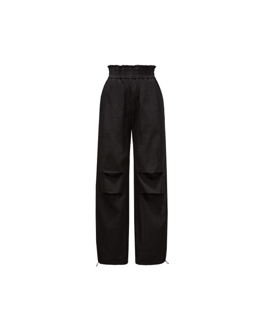Pantalones deportivos de algodón Moncler de color Black