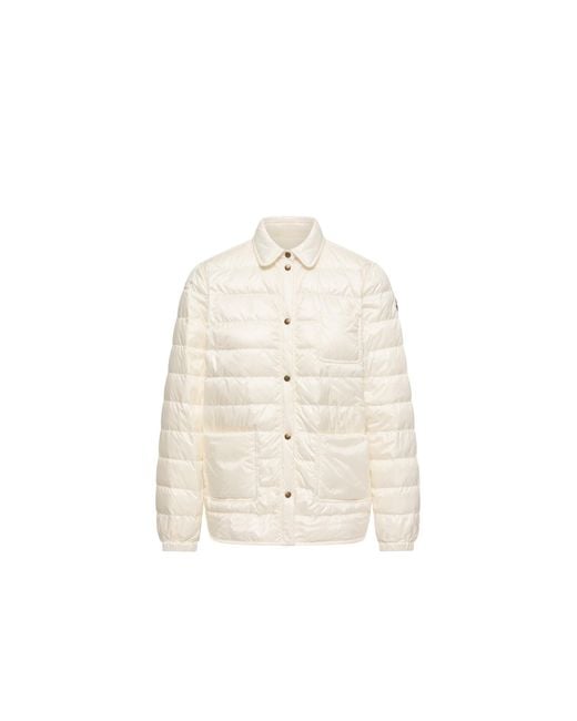 Moncler Natural Moncler Fouine Down Shirt Jacket
