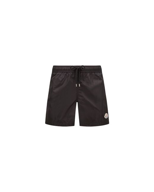 Moncler Black Swim Shorts for men