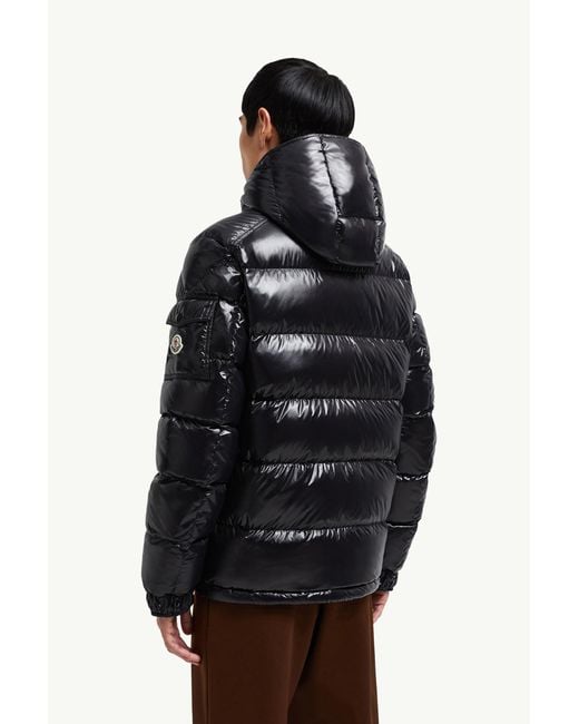 Plumífero Corto Con Capucha Maya, Hombre, Talla Moncler de hombre de color Black