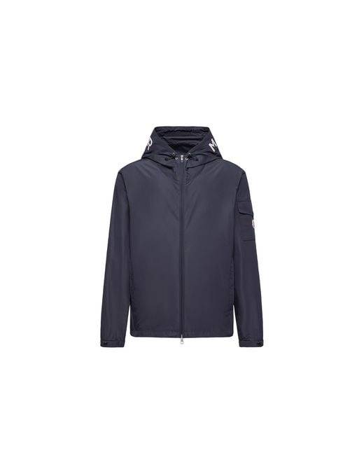 Moncler Blue Moncler Sassiere Hooded Jacket for men